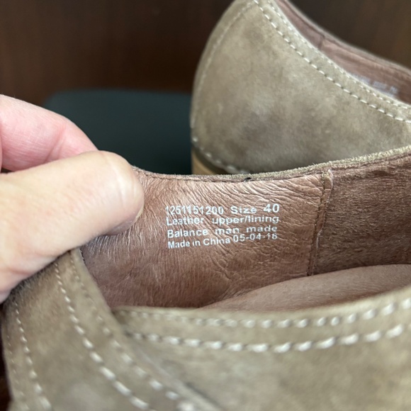 Dansko Sandra Suede Wedge Mary Jane Shoes Taupe Brown EU 40 US 9.5-10 - Picture 13 of 13